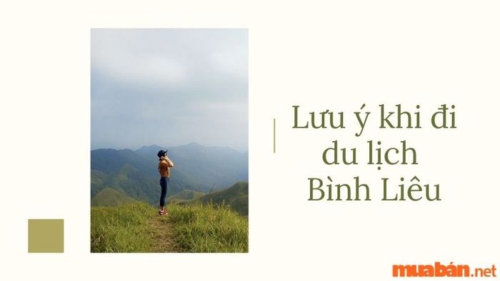 kinh nghiệm du lịch bình liêu