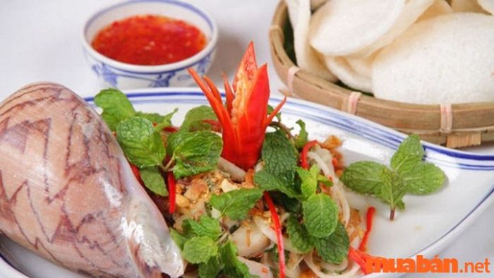 Gỏi ốc giác Phan Thiết là món ăn độc đáo mà bạn nhất định nên thử.