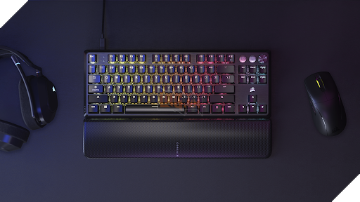 Corsair giới thiệu K70 PRO TKL với tính năng Rapid Trigger và công nghệ FlashTap.