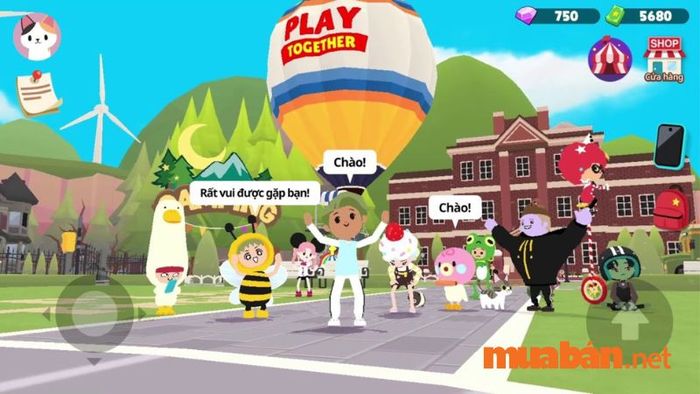 Cùng nhau khám phá thế giới ảo Play Together với bạn bè để trải nghiệm thêm phần thú vị