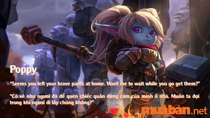 Poppy và các câu nói tiếng Anh nổi bật