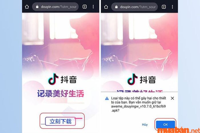 Truy cập vào địa chỉ Douyin.com
