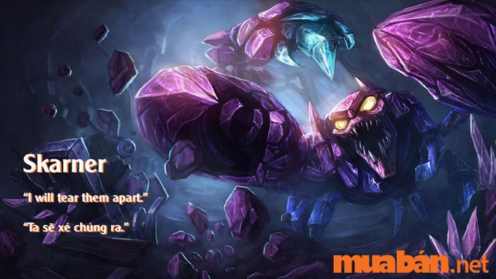 Các câu nói tiếng Anh của tướng Skarner