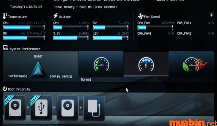 UEFI là phiên bản cải tiến của các phiên bản BIOS trước đây