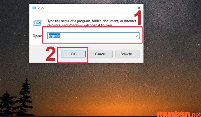 Đầu tiên, hãy nhấn Windows + R để mở hộp tìm kiếm.