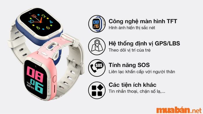 Loại đồng hồ định vị nào nên mua cho trẻ em? Kidcare S6 rất phù hợp với các bé năng động