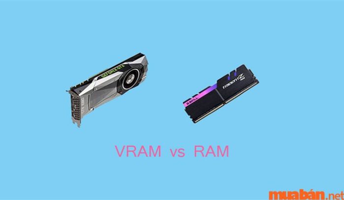 Vậy sự khác biệt giữa RAM và VRAM là gì?
