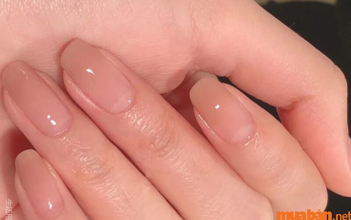 Nail hồng thạch gel nhẹ nhàng