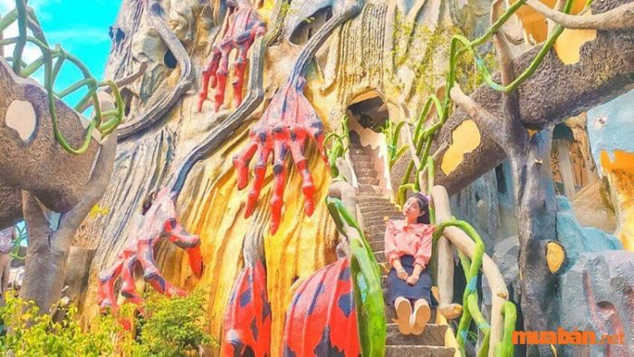 Khu vườn Địa Đàng tại biệt thự Hằng Nga là một nơi vô cùng đặc biệt.