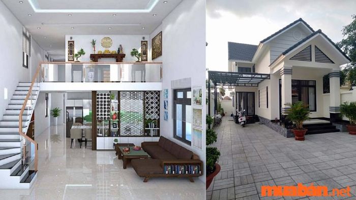 Nhà cấp 4 có gác lửng