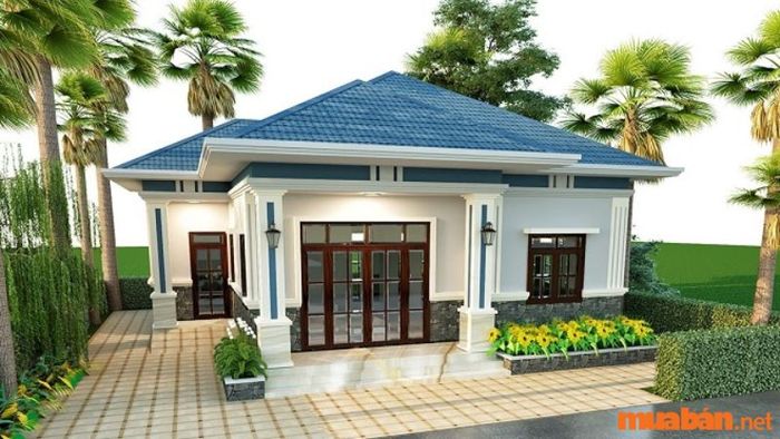 Mẫu nhà cấp 4 tầm 400 triệu cho khu vực nông thôn