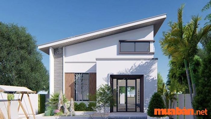 Mẫu nhà cấp 4 mái lệch giá khoảng 400 triệu