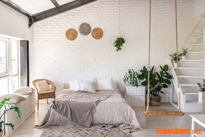 Tạo không gian phòng ngủ chill với nội thất tiện dụng
