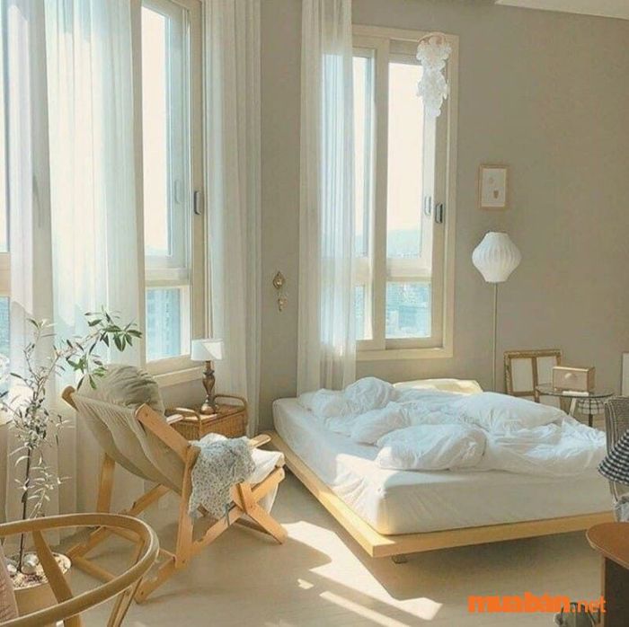 Bố trí nội thất phòng ngủ theo phong cách Hàn Quốc chuẩn mực