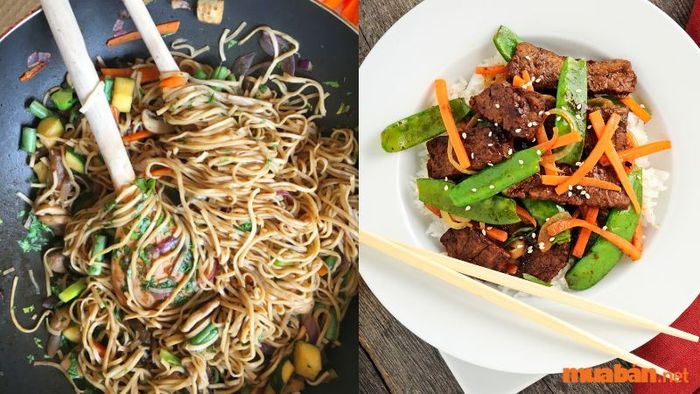 Cơm xào bò được nêm nếm rất vừa miệng