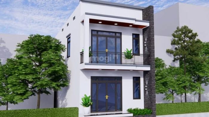 Mẫu nhà 2 tầng 600 triệu đẹp - mẫu 2