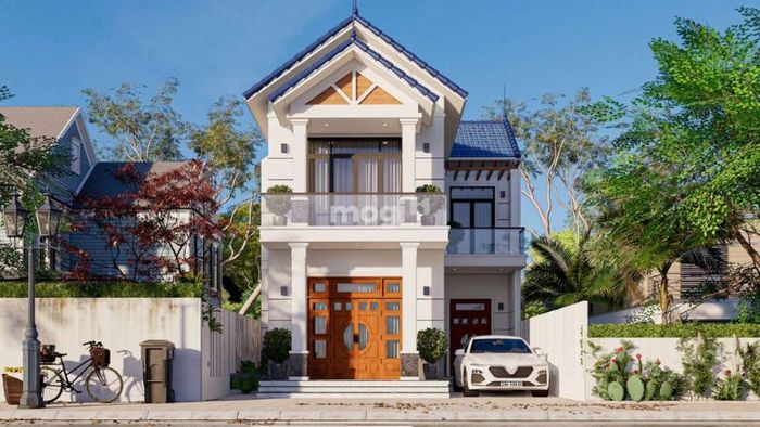 Mẫu nhà 2 tầng 600 triệu đẹp - mẫu 14