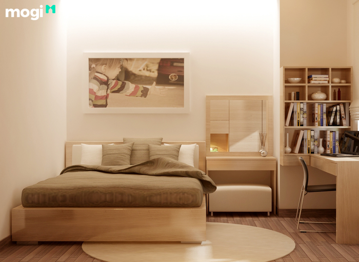 Giường ngủ đặt sát tường cản trở tài vận