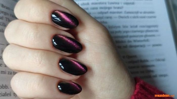 Nail mắt mèo màu đen 3