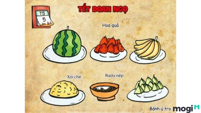 Các món lễ cúng đặc trưng trong ngày Tết Đoan Ngọ