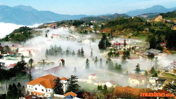 Hướng dẫn di chuyển đến Cổng trời Sapa từ thị trấn Sapa