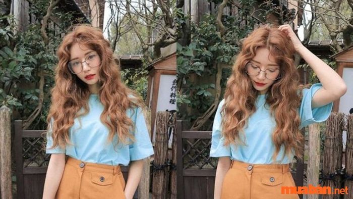 Kiểu tóc xoăn hippie phong cách Hàn Quốc