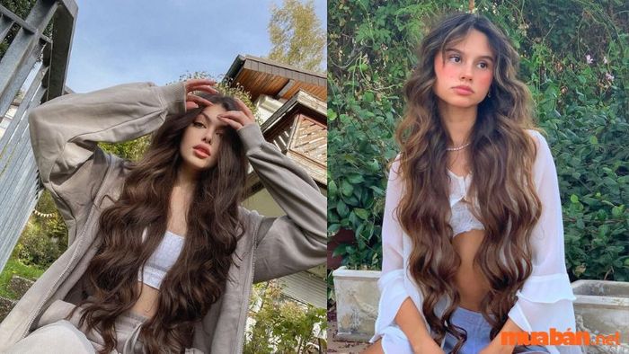 Kiểu tóc xoăn hippie phù hợp với mặt vuông