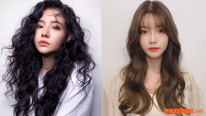 Kiểu tóc xoăn hippie dành cho mặt dài