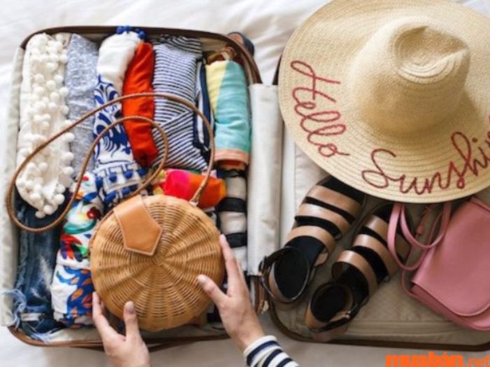 Chuẩn bị hành lý cho chuyến du lịch Lý Sơn