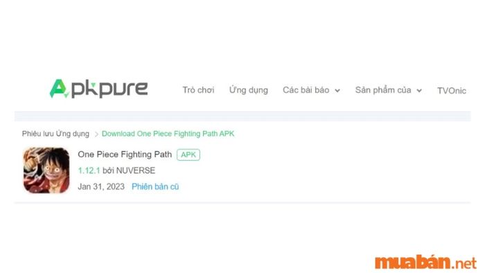 Hướng dẫn tải One Piece Fighting Path trên Android