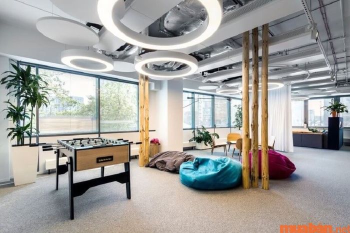 Office Pantry được thiết kế theo xu hướng mở và năng động