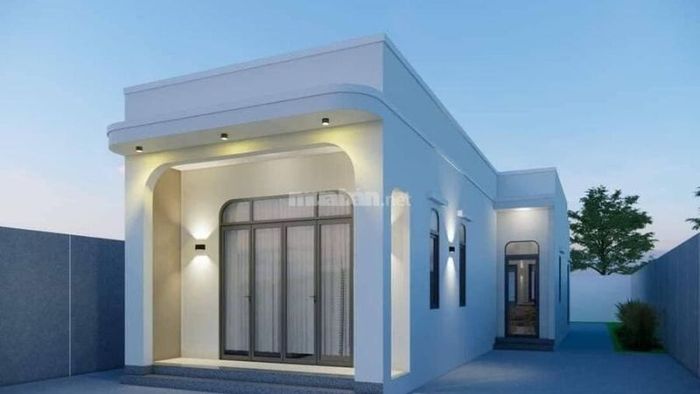 Nhà cấp 4 gác lửng 200 triệu theo dạng hình ống
