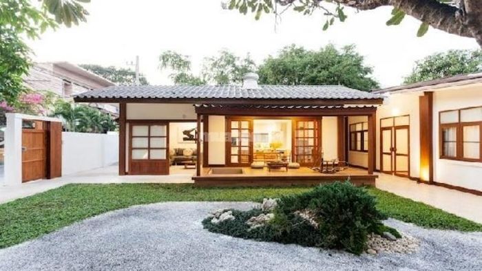 Mẫu nhà cấp 4 đẹp và giá rẻ chỉ 300 triệu theo phong cách Nhật Bản