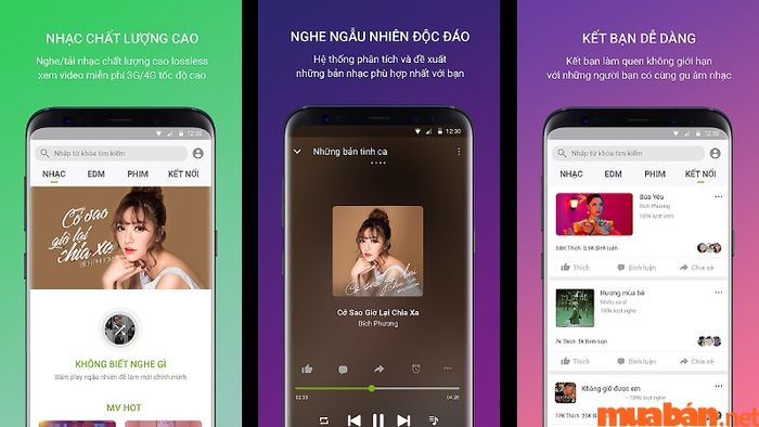 Keeng là một nền tảng mạng xã hội âm nhạc, mang đến cho bạn nhiều tính năng nghe nhạc cơ bản.