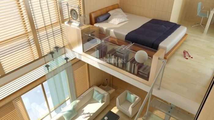 Nhà cấp 4 gác lửng 200 triệu có ốp gỗ
