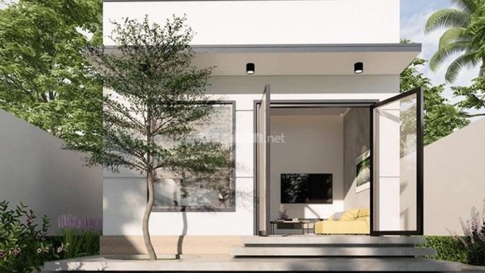 Mẫu thiết kế nhà cấp 4 mái bằng