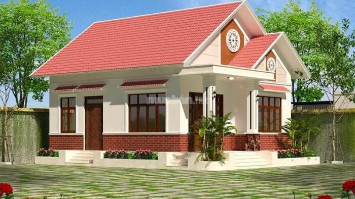 Nhà cấp 4 mái Thái giá rẻ 300 triệu, thoáng mát và đầy đủ tiện nghi