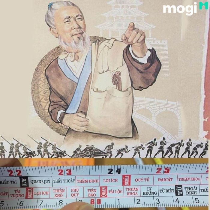 Thước lỗ ban được đặt theo tên của một nghệ nhân mộc nổi tiếng trong lịch sử Trung Hoa cổ đại.