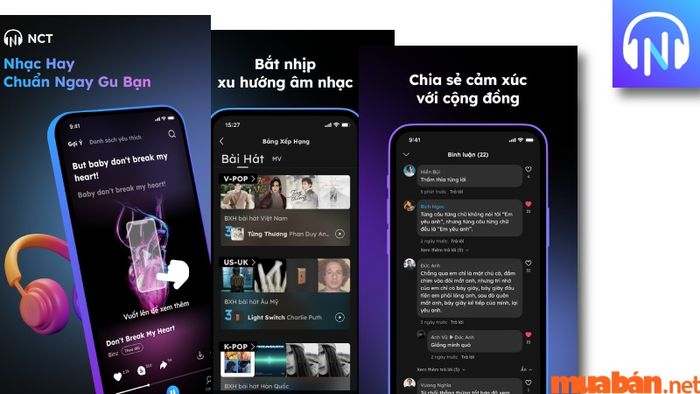 Nhaccuatui nổi bật như một ứng dụng nghe nhạc offline tại Việt Nam với kho nhạc khổng lồ, giúp bạn dễ dàng thể hiện cảm xúc trong cộng đồng người dùng Nhaccuatui.