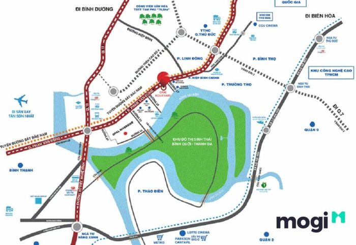 Dự án sở hữu vị trí đắc địa, kết nối thuận lợi