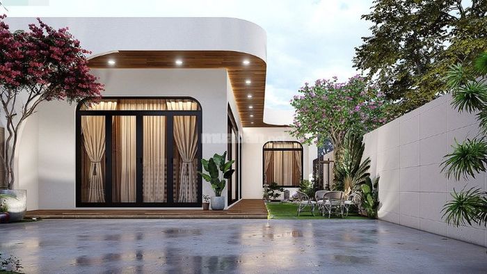 Nhà cấp 4 với 4 phòng ngủ theo phong cách hiện đại