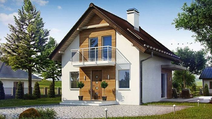 Nhà cấp 4 gác lửng 200 triệu mang phong cách Bắc Âu