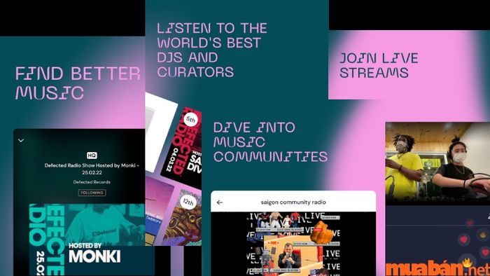 Nhiều tính năng hấp dẫn chỉ có tại Mixcloud
