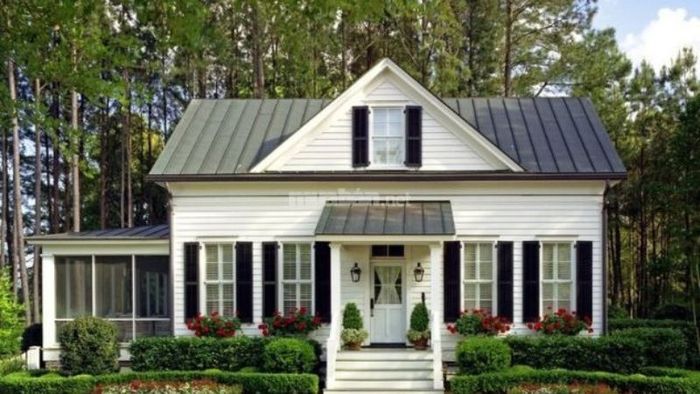 Nhà cấp 4 gác lửng 200 triệu mang phong cách Bắc Âu