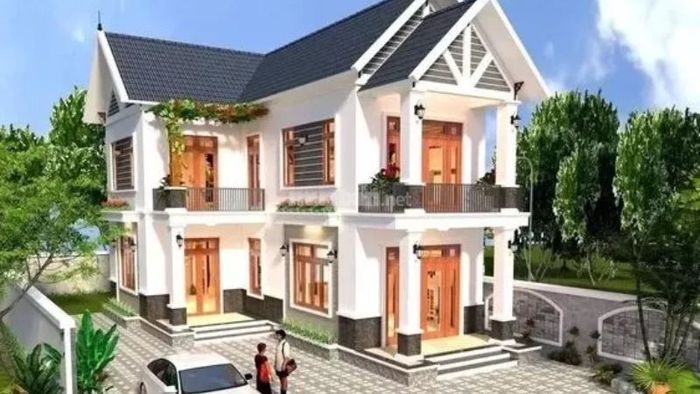 Mẫu nhà hình chữ L