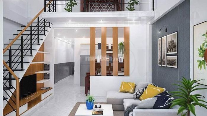 Nhà cấp 4 gác lửng 200 triệu mang phong cách hiện đại