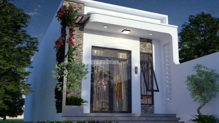 Thiết kế nhà ống cấp 4 với mức giá 300 triệu và mặt tiền hẹp