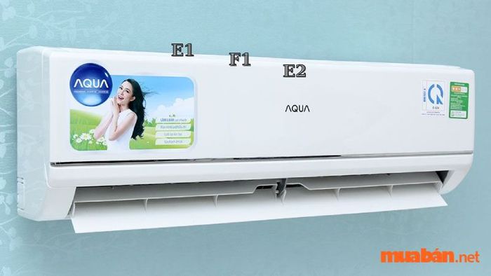 mã lỗi của máy lạnh Aqua