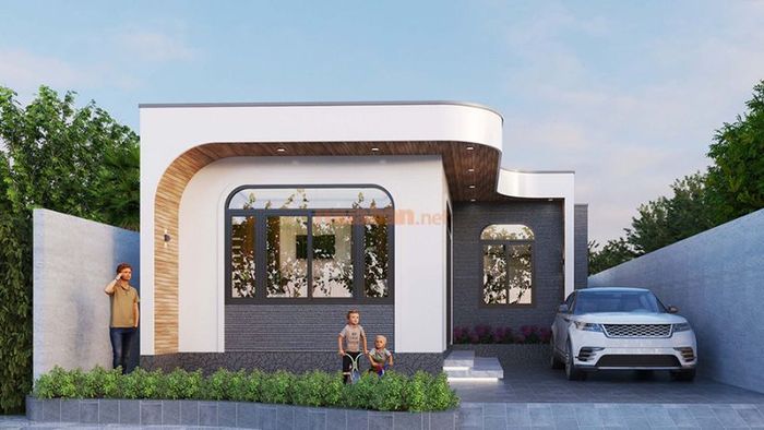 Nhà cấp 4 4 phòng ngủ với thiết kế hiện đại