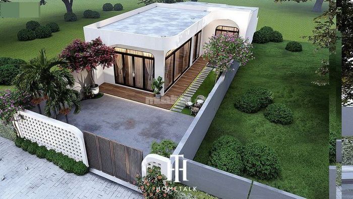 Nhà cấp 4 gác lửng 200 triệu theo kiểu hình ống